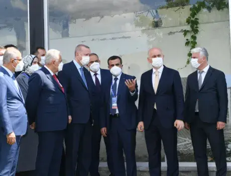 Cumhurbaşkanı Erdoğan’dan, Türksat Gölbaşı Yerleşkesi’ne Ziyaret