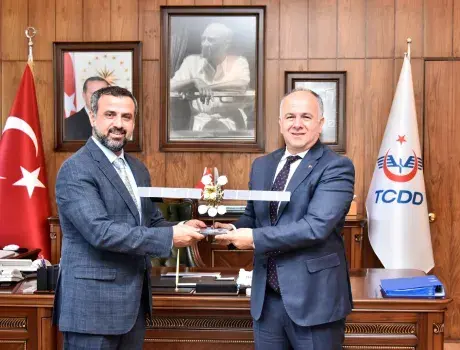 TCDD Genel Müdürü Hasan Pezük’e Hayırlı Olsun Ziyareti