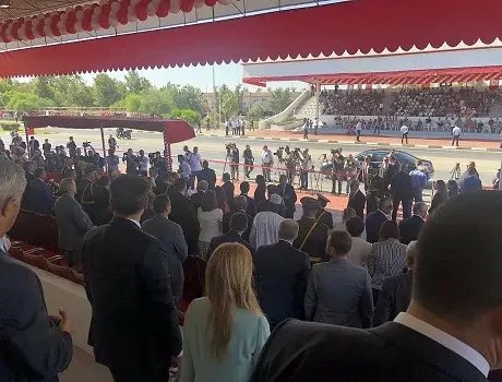 Turkish Parliamentary Speaker Şentop visits Türksat