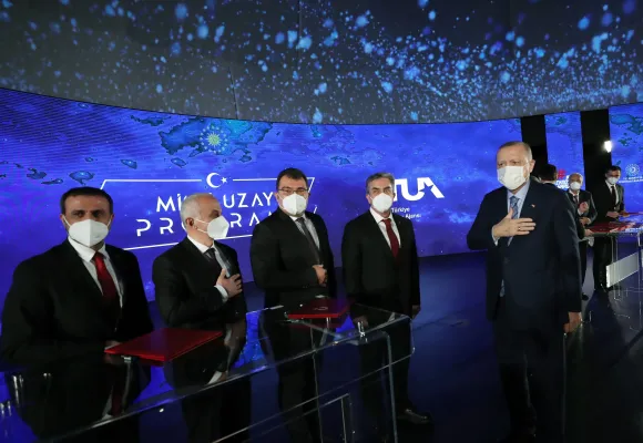 Cumhurbaşkanı Erdoğan: “Türksat 6A'yı 2022'de uzaydaki yörüngesine yerleştireceğiz”
