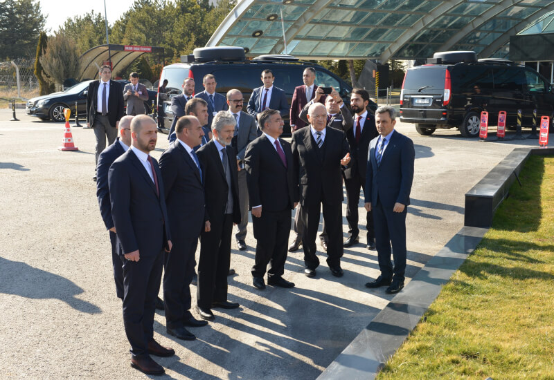 Milli Eğitim Bakanı Yılmaz, Ankara Valisi Topaca, Ankara Büyükşehir Belediye Başkanı Tuna Türksat’ı ziyaret etti.