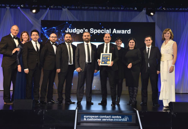 YİMER Project receives “Most Liked Multi-lingual Contact Center Award”