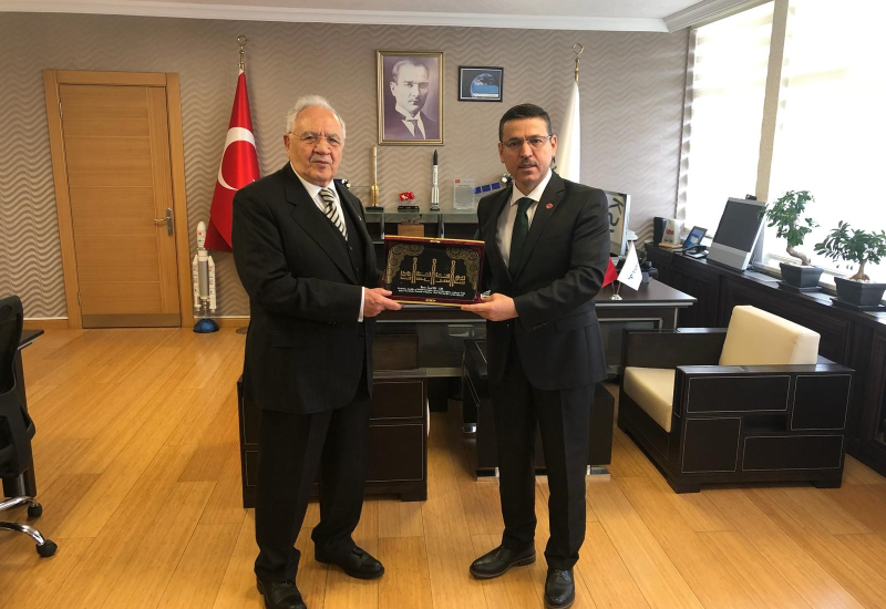 Turkish Court of Accounts President Pays Türksat a Visit