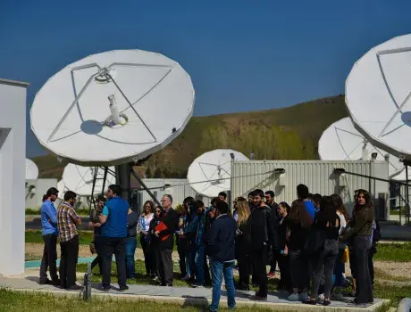 University of Turkish Aeronautical Association Pays Türksat a Visit