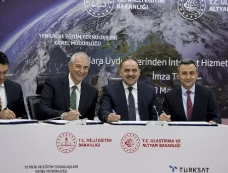 MEB and Türksat signs contract to expand the cooperation that provides internet services to schools via satellite