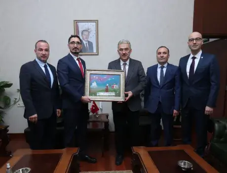 Türksat Heyeti Eskişehir Valisi'ni Ziyaret Etti