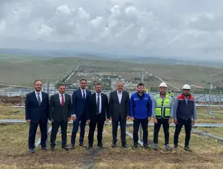 Bakan Yardımcısı Sayan’dan Türksat Güneş Enerji Santrali’ne Ziyaret