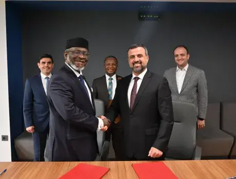 Türksat’ın Afrika'daki partnerlerinden Gana Crystal TV Grup'tan Türksat’a Ziyaret
