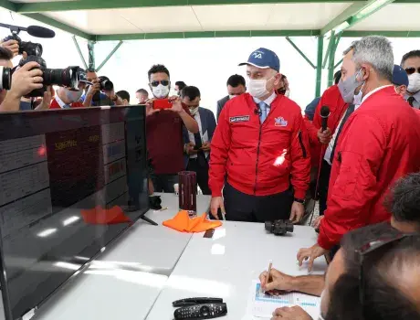 Bakanlar Karaismailoğlu ve Varank Türksat Model Uydu Yarışması’nda