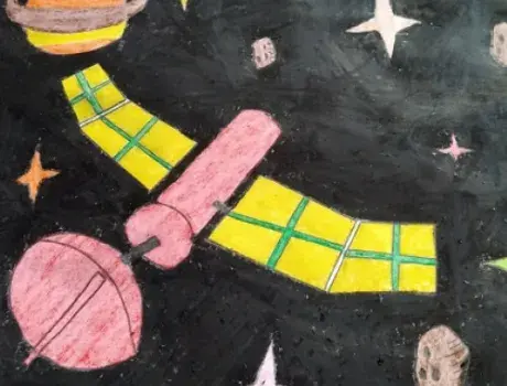 "Türksat 5A'nın Yolculuğu Dijital Resim Sergisi" ziyarete açıldı