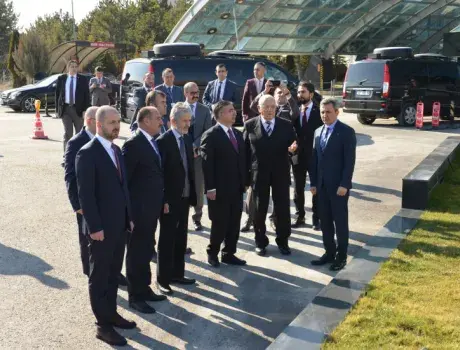 Milli Eğitim Bakanı Yılmaz, Ankara Valisi Topaca, Ankara Büyükşehir Belediye Başkanı Tuna Türksat’ı ziyaret etti.