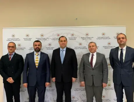 Türksat delegates visit Ambassador of Georgia
