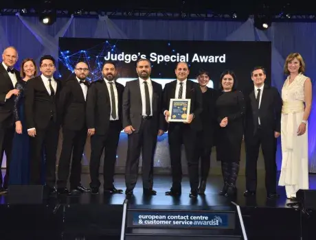 YİMER Project receives “Most Liked Multi-lingual Contact Center Award”