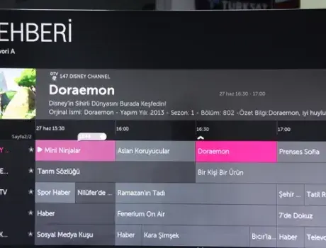 Türksat Elektronik Program Rehberi Hizmetini Başlattı