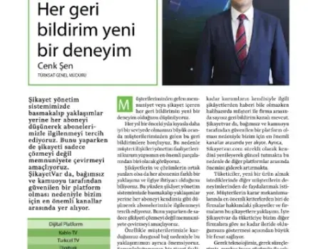 Türksat Kablo, A.C.E. Awards Ödüllerinde Yine Birinci Oldu