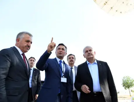 Prime Minister Binali Yıldırım Visits Türksat