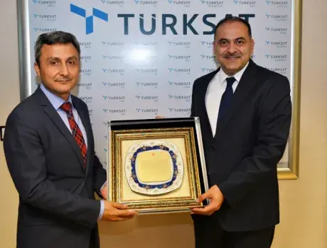 Bakan Yardımcısı Sayan Türksat’ı Ziyaret Etti