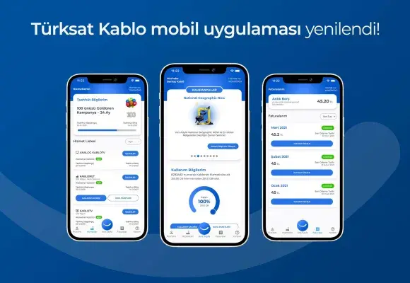 Türksat "Kablo Hizmetleri Mobil Uygulaması"nı yeniledi