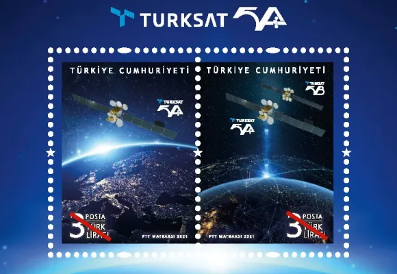 Türksat 5A, anma pulu ve ilk gün zarfıyla ölümsüzleşti
