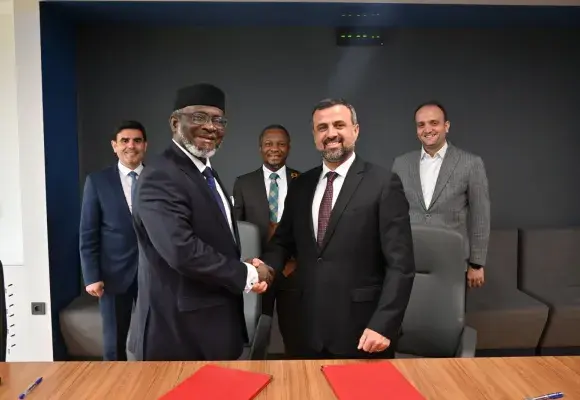 Türksat’ın Afrika'daki partnerlerinden Gana Crystal TV Grup'tan Türksat’a Ziyaret