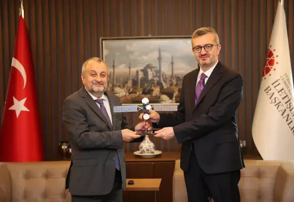 Türksat Genel Müdürü Atalay’dan İletişim Başkanı Prof. Dr. Duran’a Ziyaret
